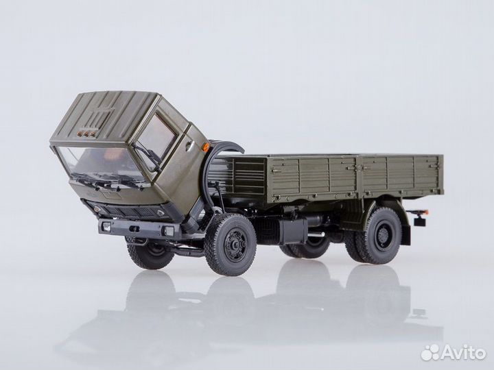 Маз-5337 бортовой (ранняя кабина, хаки), 1987 г