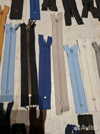 Молнии 30 штук разной длинны