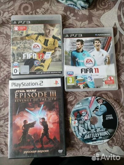 Диски ps2-ps3