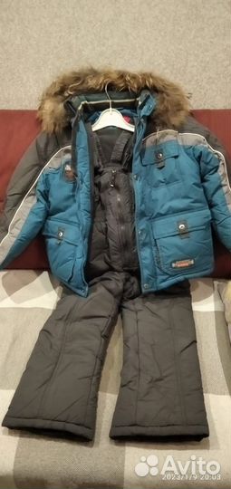 Костюм зимний kiko для мальчика, рост 122-128