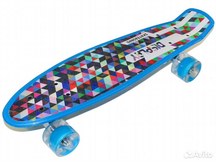Скейтборд светящиеся колеса