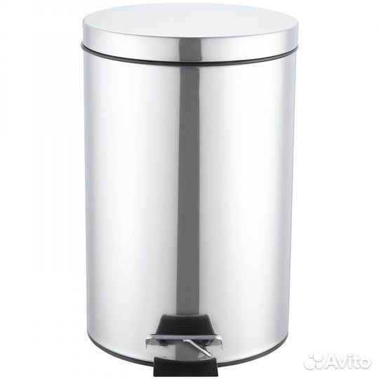Контейнер для мусора Urban 12 л цвет хром