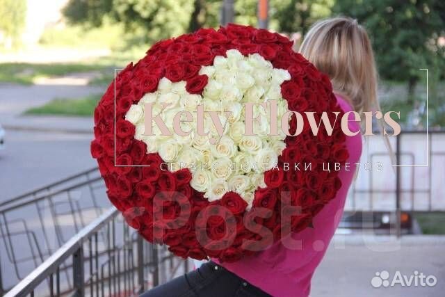 101 роза цветы букеты доставка