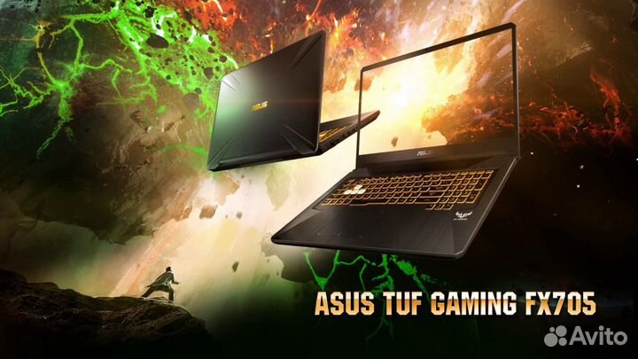 Игровой Asus TUF Gaming FX705GM. Обмен