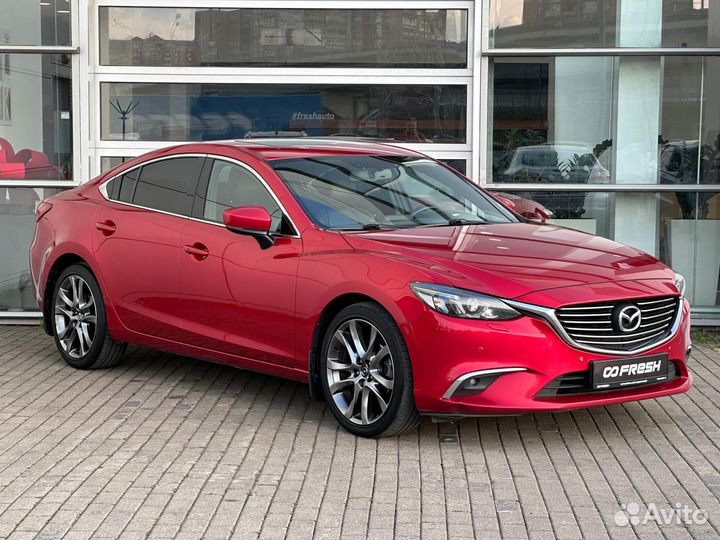 Mazda 6 2.5 AT, 2017, 115 336 км