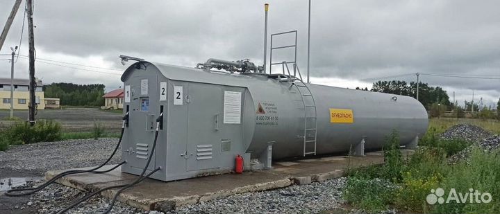 Контейнерная АЗС для заправки своей техники