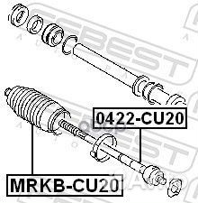 Пыльник рейки рулевой Mitsubishi Lancer CS 00-09
