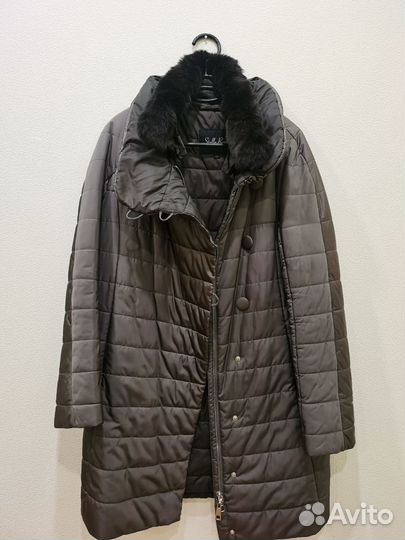 Пальто стеганое женское р. 44