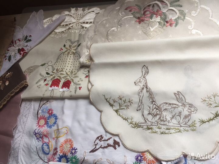 Винтажные скатерти дорожки Германия, Zara home