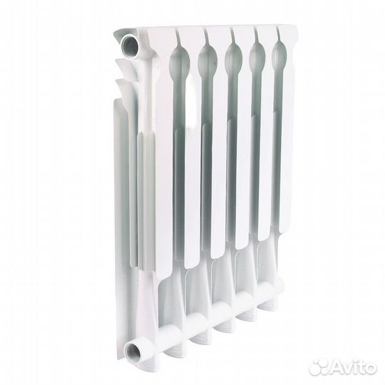 Алюминиевый радиатор Rommer Optima 500, 6 секций