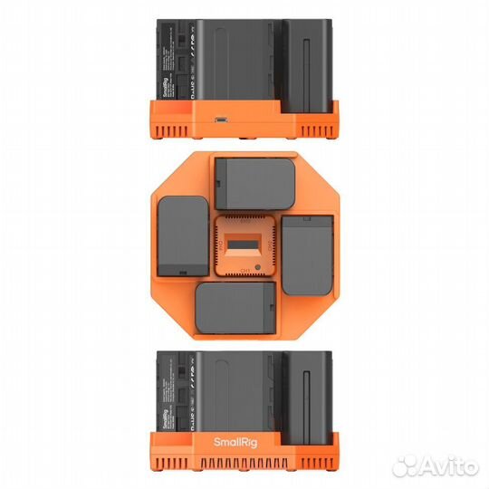 4 аккумулятора NP-F970 + зарядное SmallRig 4834