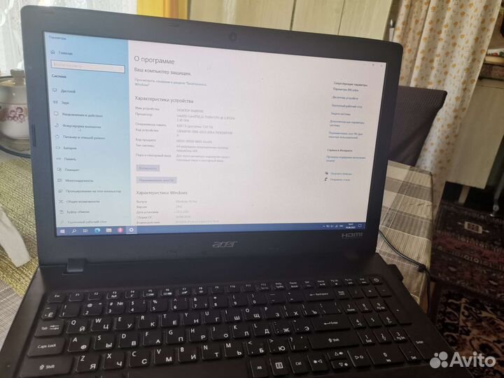 Ноутбук acer