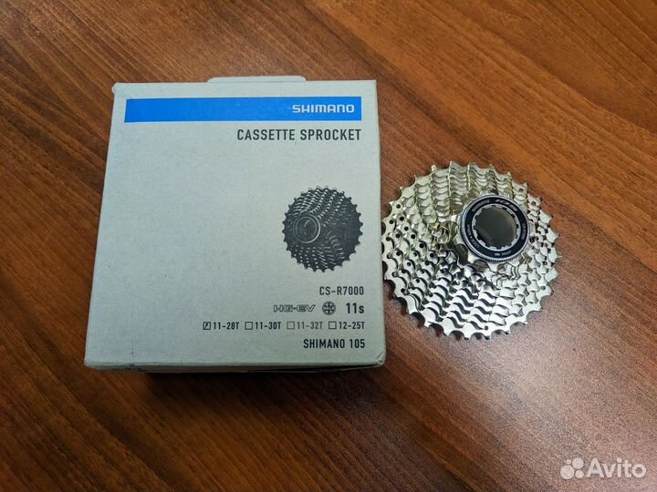 Кассета Shimano 105, R7000, 11-28, 11 скоростей