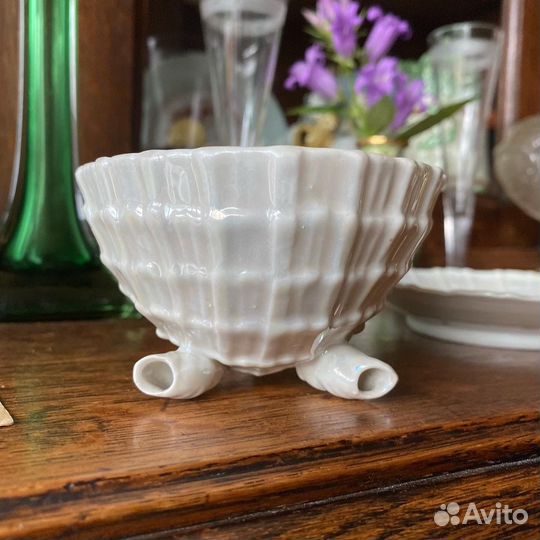 Старинная чайная пара ракушка