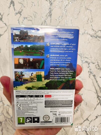 Картридж Minecraft Nintendo switch