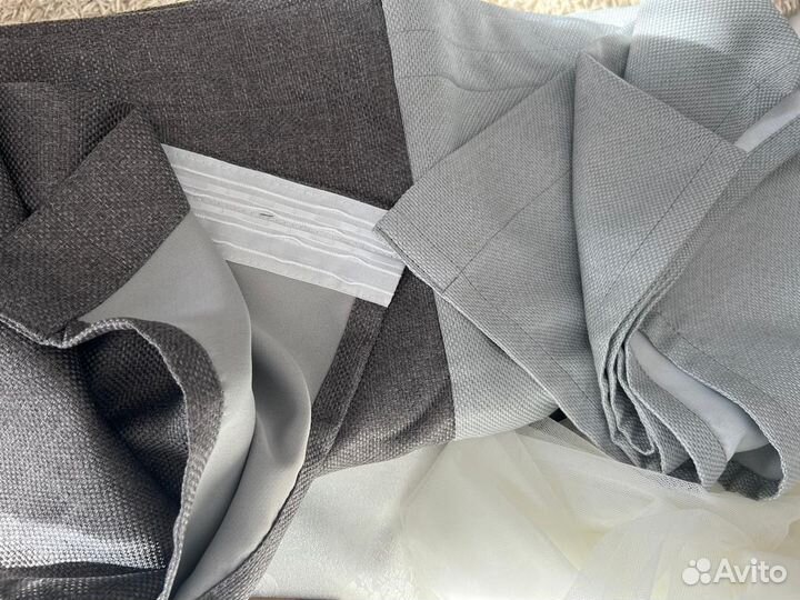 Шторы+ тюль новые