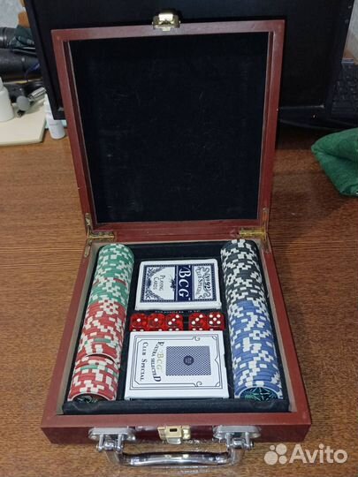 Набор для покера 100 фишек