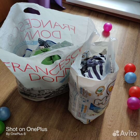 Детские вещи пакетом от 0 до года