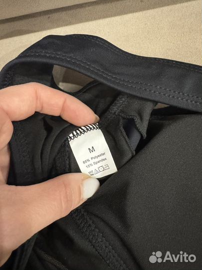 Купальник слитный с сеткой М