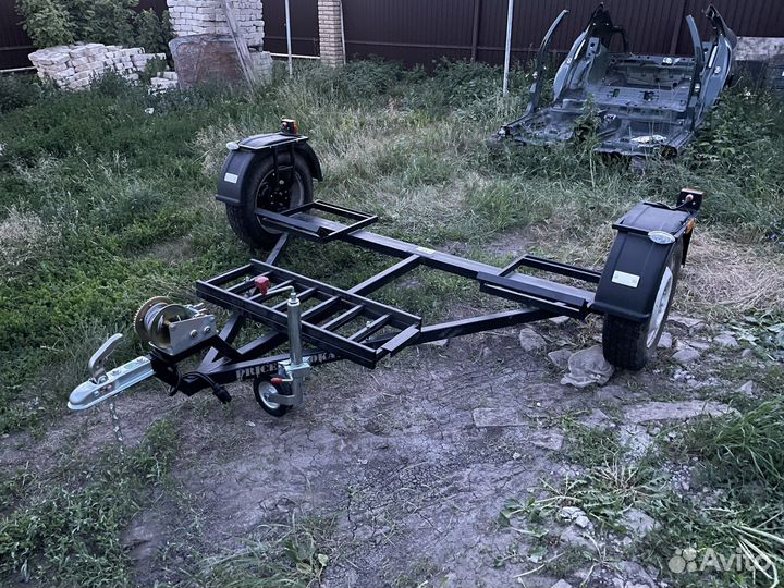 Прицеп подкат эвакуатор в аренду жесткая сцепка