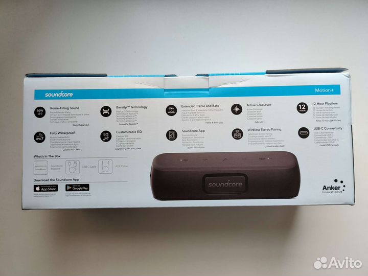 Bluetooth колонка Anker Motion+ (30вт)