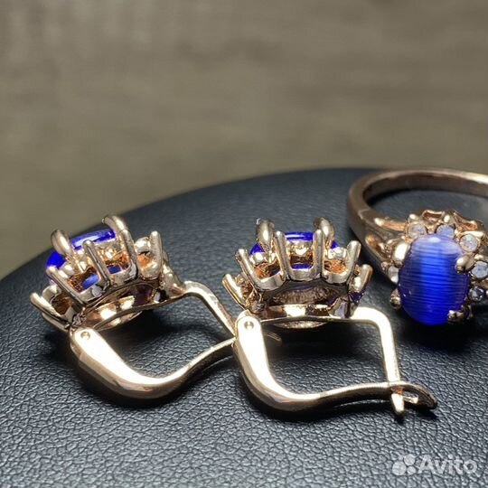 Винтажные Серьги И Кольцо Сделано В СССР Ретро