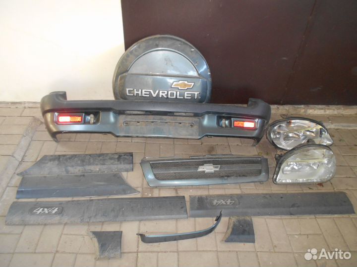 Бампер chevrolet niva