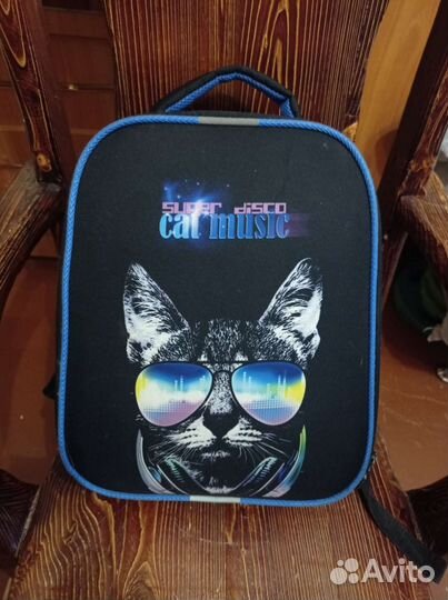 Рюкзак школьный Stavia «Кот DJ»