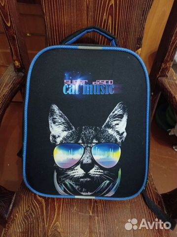Рюкзак школьный Stavia «Кот DJ»