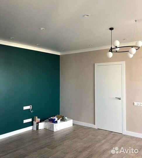 Покраска стен и потолков безвоздушным аппаратом