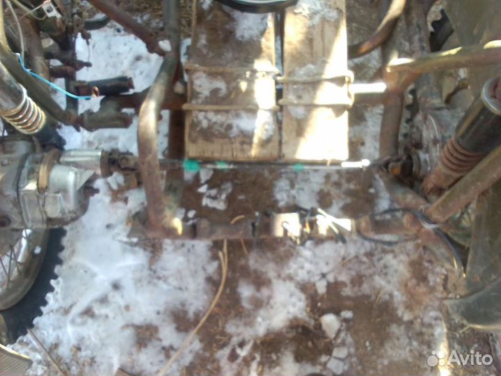 Днепр с задним мостом с приводом на люльку