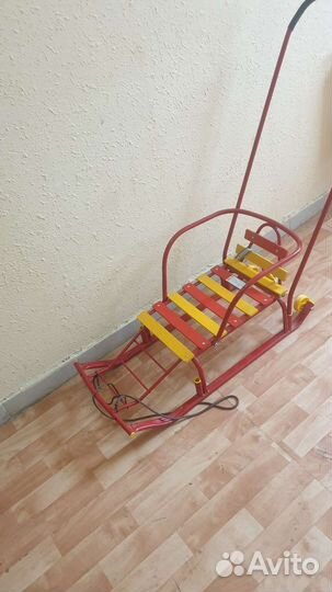 Детские санки с колесами