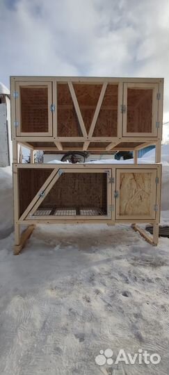 Клетка для кроликов с маточником