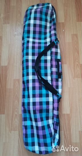 Сноуборд с креплениями и чехлом