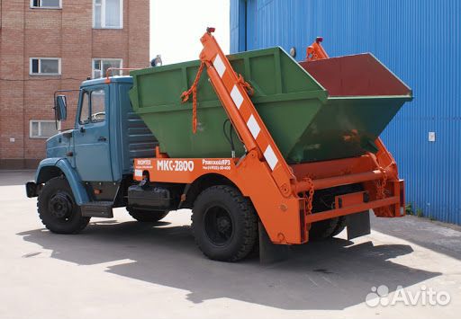 Вывоз мусора Газель частник. Контейнера