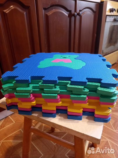 Развивающий коврик-пазл