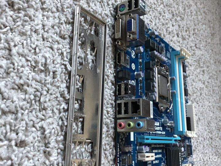 Мат. Плата socket 1155 gigabyte ga-z68m d2h