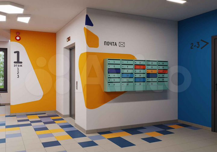 2-к. квартира, 53,8 м², 1/10 эт.