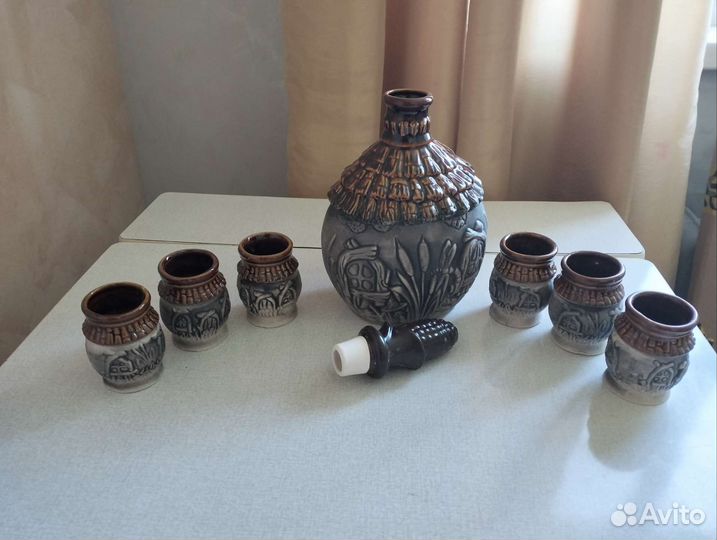 Штоф с рюмками новые