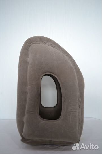 Надувная подушка под голову для путешествий