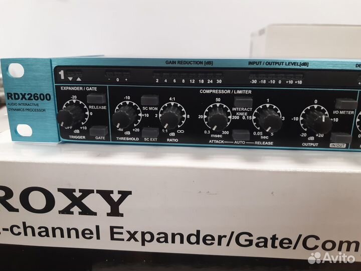Roxy RDX 2600 компрессор, лимитер, гейт, экспандер