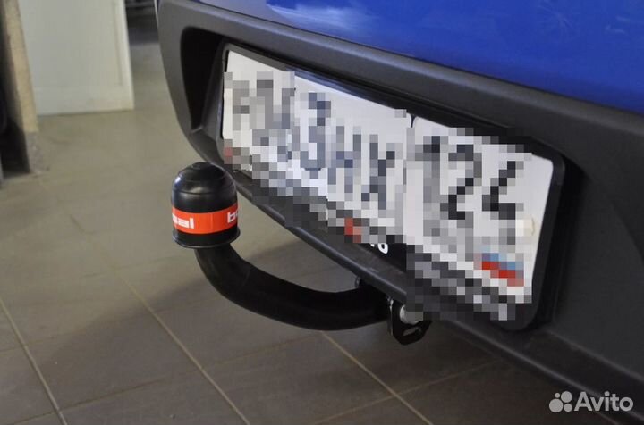 Фаркоп Киа (Kia) Rio IV 2017-, Hyundai Solaris I