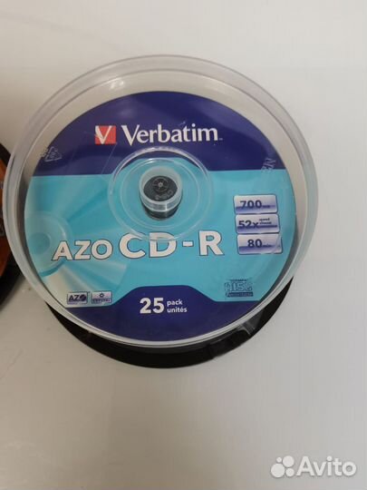 Диски Verbatim CD-R и DVD-R пустые