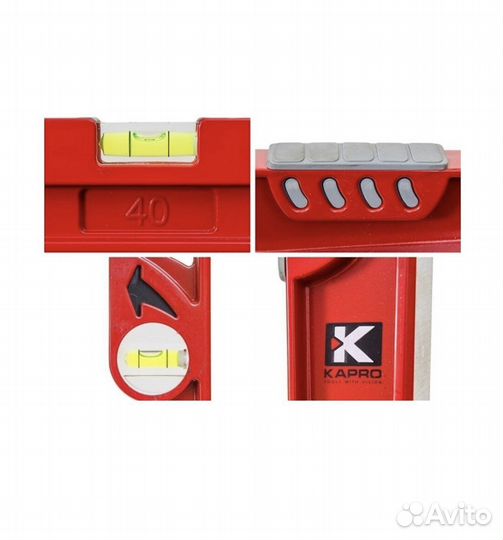 Уровень ударный 2 глаз. Карro 40 см