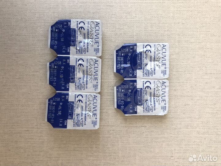 Линзы acuvue oasys