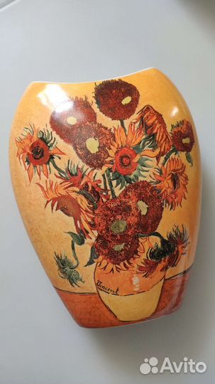 Ваза Винсент Ван Гог Подсолнухи