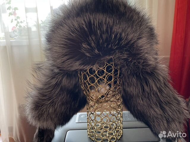 Шапки новые мех лиса чернобурая