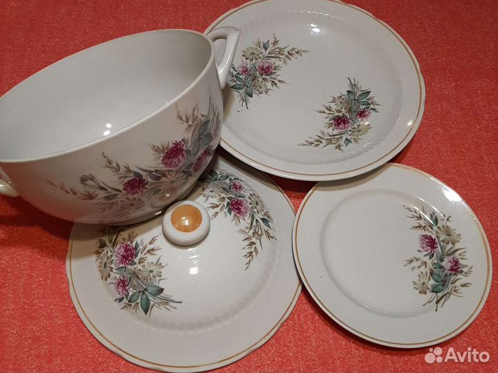 Супница,блюдо,конфетницы,салатники,хрусталь СССР