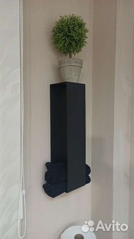 Полка настенная полотенцедержатель новый