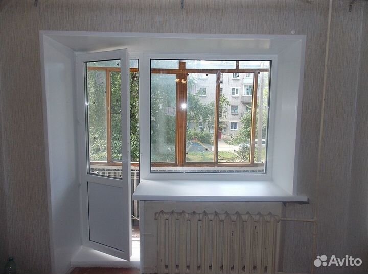 Дверь балконная теплая